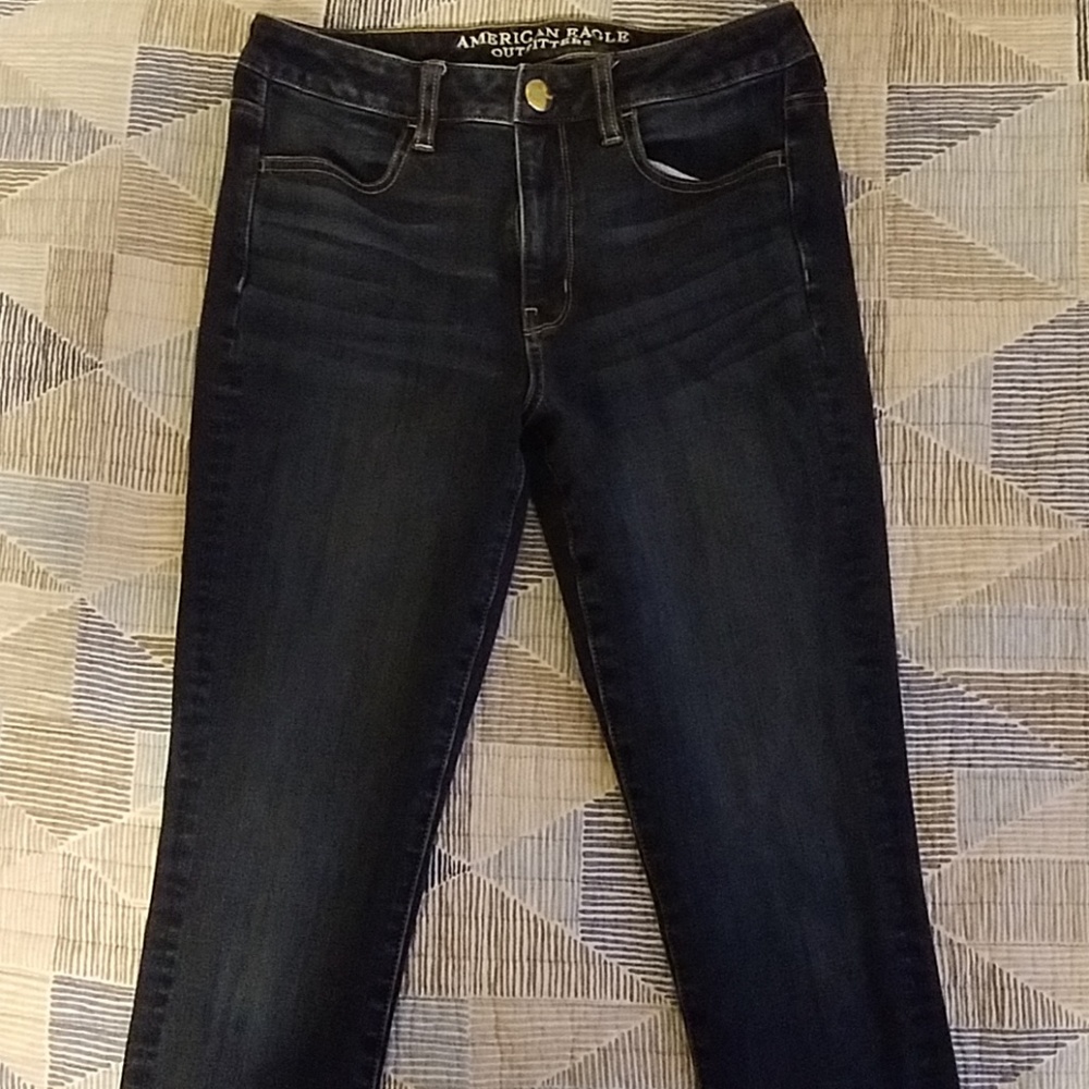 High rise AE skinny jeggings super stretch
